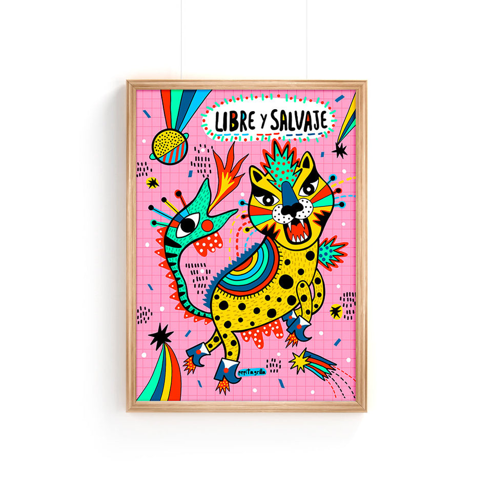 Lámina Libre y Salvaje - Pepitagrilla