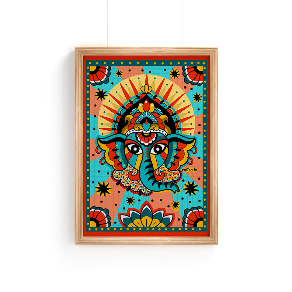 Lámina Ganesha - Pepitagrilla
