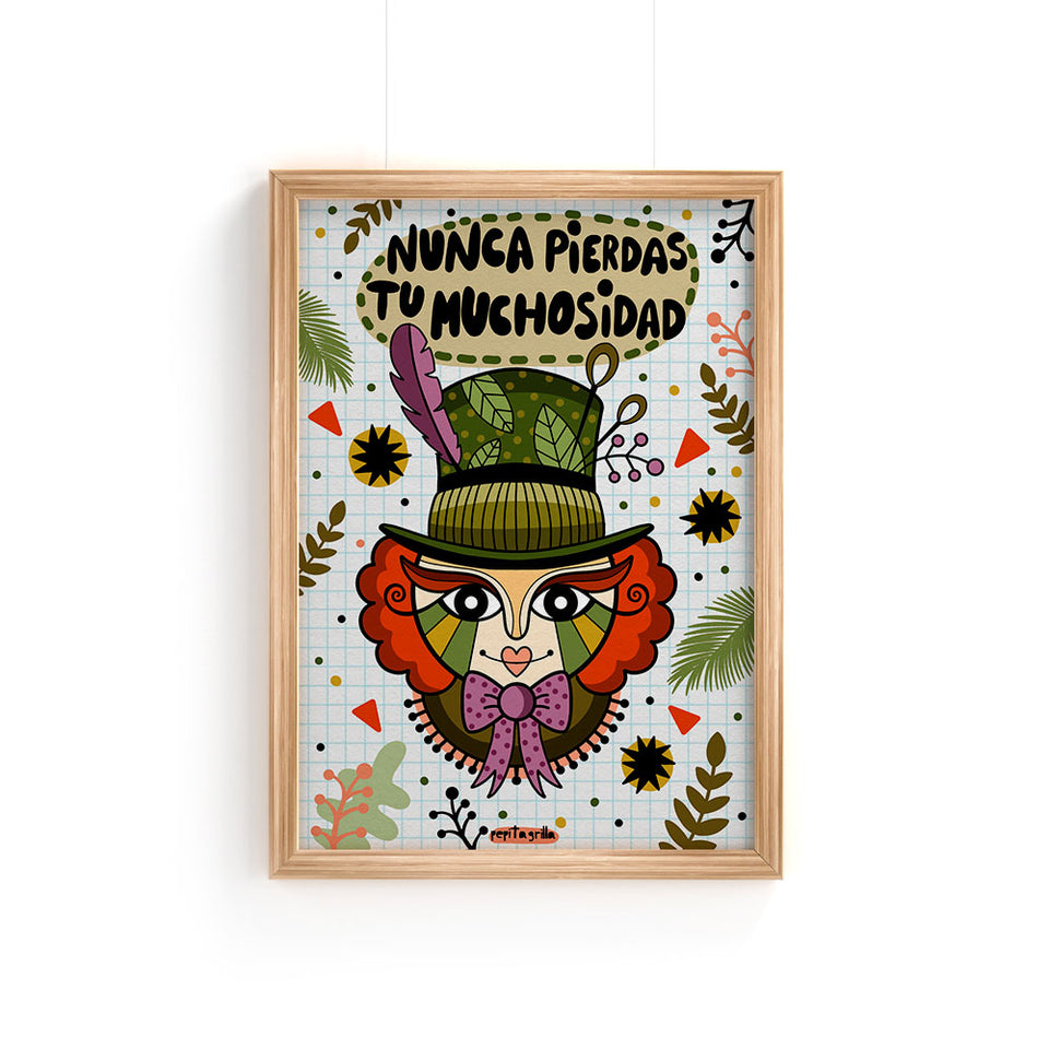 Lámina Sombrerero Loco - Pepitagrilla