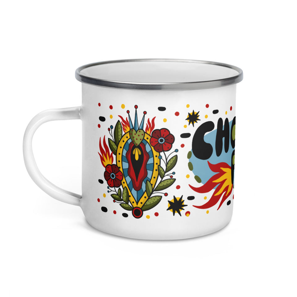 Taza Chocho Power Metálica