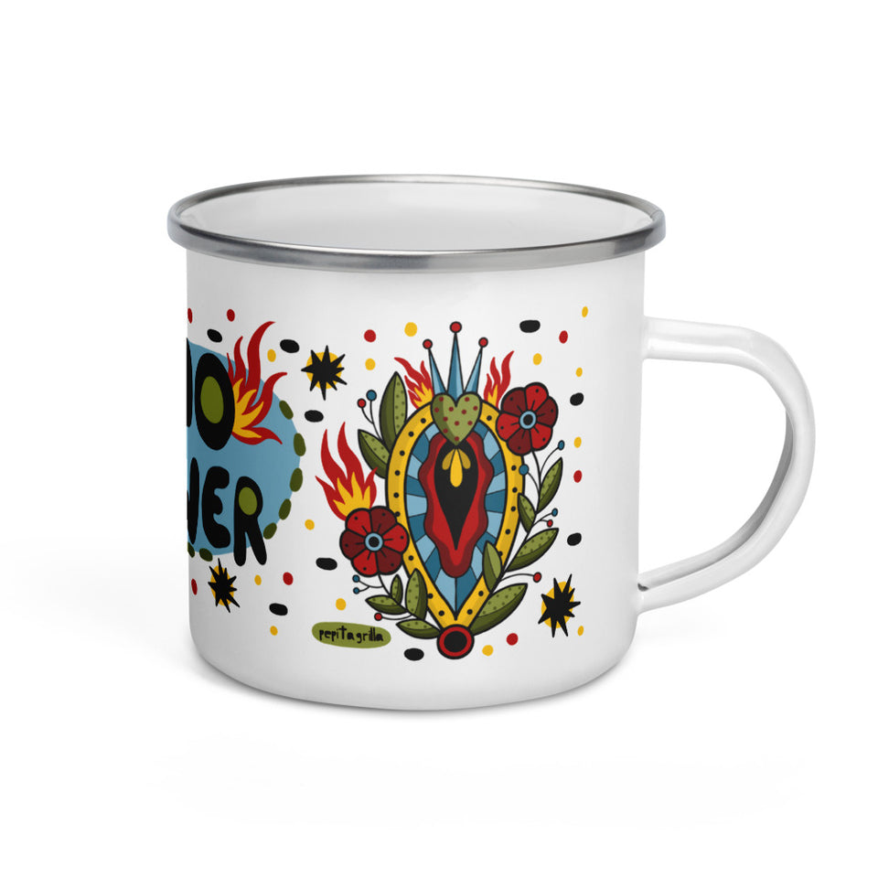 Taza Chocho Power Metálica