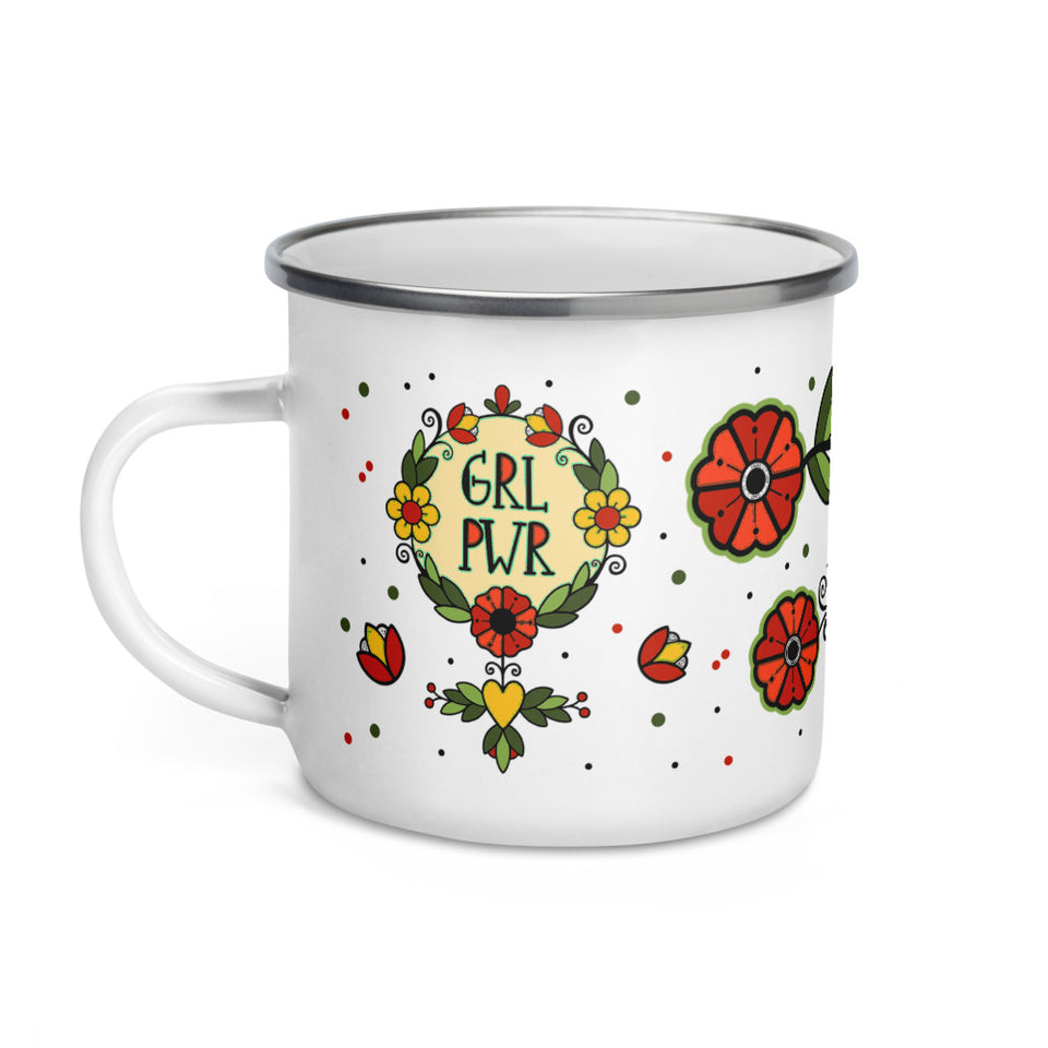 Taza Girl Power Metálica - Pepitagrilla