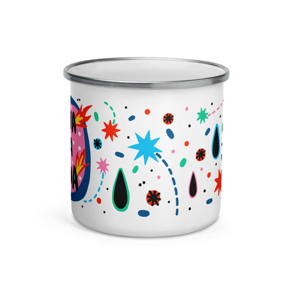 Taza Viva la Vida Metálica - Pepitagrilla