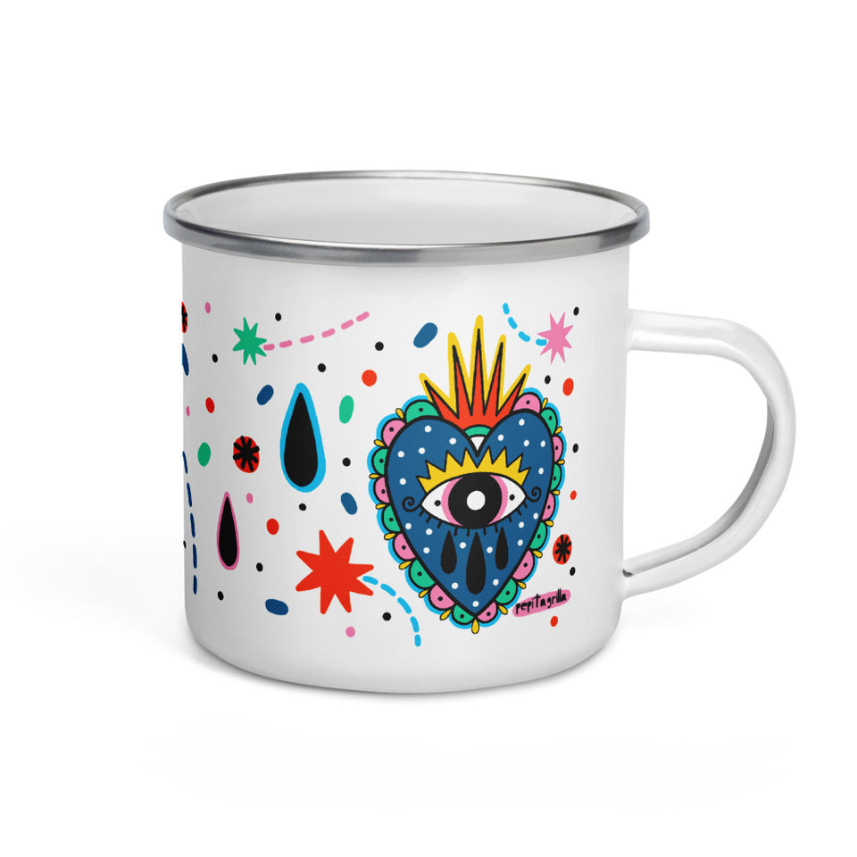 Taza Viva la Vida Metálica - Pepitagrilla