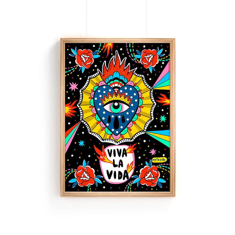 Lámina Viva la vida - Pepitagrilla